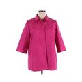 Chico's Jacket: Pink Jackets & Outerwear - Women's Size X-Large Petite