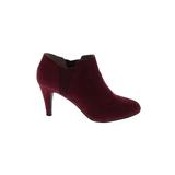 Nine West Ankle Boots: Burgundy Shoes - Women's Size 7