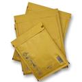 100x Gold Padded Bubble Envelopes 350x470mm Peel & Seal Padded Mailers (Pack of 100)