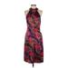 J.Crew Collection Cocktail Dress: Purple Batik Dresses - Women's Size 4