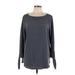 Lands' End Long Sleeve Blouse: Gray Tops - Women's Size 12