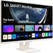 LG 27" MyView Smart Monitor (White) 27SR50F-W