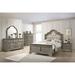 Coaster Furniture Manchester Bedroom Set with Arched Headboard Wheat