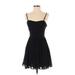 Forever 21 Casual Dress - Fit & Flare: Black Solid Dresses - Women's Size Small