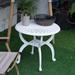 Outdoor Side Tables,Cast Aluminum Patio End Tables,Anti-Rust Coffee Table for Garden Patio Lawn