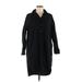 Gap Casual Dress - Shirtdress: Black Dresses - Women's Size Medium