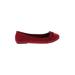 American Eagle Shoes Flats: Red Shoes - Women's Size 7 1/2