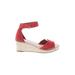 COM+SENS Wedges: Red Shoes - Women's Size 5