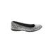 Life Stride Flats: Gray Leopard Print Shoes - Women's Size 8