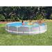 HIGEMZ 2.5 ft x 12 ft Steel Frame Set Pool in Gray | 30 H x 144 W x 144 D in | Wayfair H07F3RGWTS