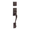 Kwikset Hawthorne Single Cylinder Entrance Handleset, Exterior Handle Only | 17.4375 H x 2.6 W x 2.875 D in | Wayfair 800HE11PLIP