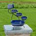 Charlton Home® Aibek Ceramic Cascade Fountain | 22 H x 13.4 W x 17.5 D in | Wayfair 9CA5A91869F74295ABE2CBCAD1348B68