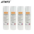 ATWFS Water Purifier Filter 5 Micron 4 x 10" ppf Filter Sediment Water Filter Cartridge (4 pcs)