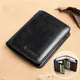 Luxury Genuine Leather Mens Wallet RFID Bifold Purse Credit Card Holder Male Slim Vintage Coin Purse