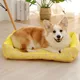 Dog Mat Cooling Summer Pad Mat Ice Pad Dog Sleeping Round Mats For Dogs Cats Pet Kennel Breathable