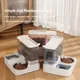 Large Capacity Automatic Cat Food Dispenser Drinking Water Bowl Pet Supplies Wet and Dry Separation
