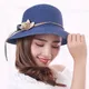 2019 Summer New Solid Floppy Straw Hats For Women Flower Accessories Ladies Summer Beach Sun Caps