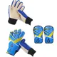 Kid's Soccer Goalkeeper Gloves Guantes De Portero for Children 5-16 Years Old Soft Goalkeeper Gloves