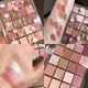 DIKALU Evening Cherry Dance Eyeshadow Tray 20 Color Large Plate Pearl Matte Bright Milk Tea Color