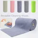 Reusable Cleaning Wipes Multi Functional Absorbent Cloth Rolls Dish Rags Wash Paper For Home Kitchen