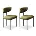 Hokku Designs Mariosa Dining Chair, Cotton | 30.71 H x 17.72 W x 17.72 D in | Wayfair CC65DB93C7134F798529C0B940F2DD79