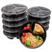 Prep & Savour 48 Oz Meal Prep Round Containers 3 Compartment w/Lids | Wayfair A9505B57BA264E20A6EFB6696690E9FC