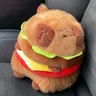 Peluche Capybara en forme de hamburger 20cm/7.87 pouces jouet en forme de hamburger meilleurs