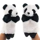 25cm Panda Plüsch Handpuppe Tier Gefüllte Puppe Weichen Handschuh Cartoon Rolle Spielen Bedtime