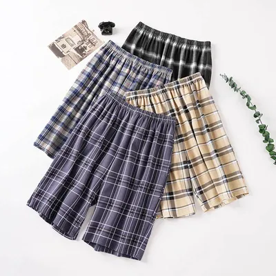 Neue Stil Heißer Verkauf Modal Plaid Pyjama Hosen Für Erwachsene Von Einrichtungs Modal Shorts Modal Image