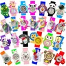 2024 neue süße Einhorn Kinder Uhren Cartoon Katze/Affe/Delphin/Panda Spielzeug Kinder Ohrfeigen