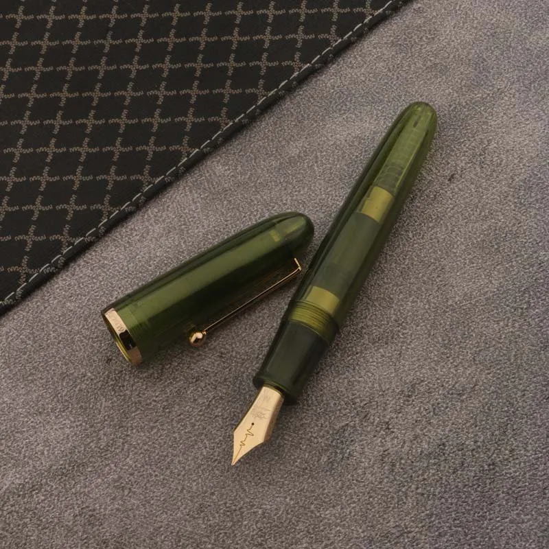 Jinhao Füll federhalter weiß Spin Pen 40mm Herzschlag Feder Business Office Schul bedarf schreiben Tinten stifte Image