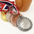 Médaille vierge en or de noix de coco et pièce d'argent gravure de médaille pour FreeOnThe 7 0 cm