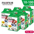 Fujifilm-Feuilles de papier pour mini films Instax 10-100 pièces pour appareils photo instantanés