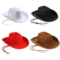 Chapeaux Cowboy pour hommes femmes chapeau en plein air chapeau Cowboy occidental modèle