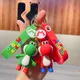 Porte-clés Super Mario Bros pour enfants porte-clés beurre dinosaure vert Yoshi figurines