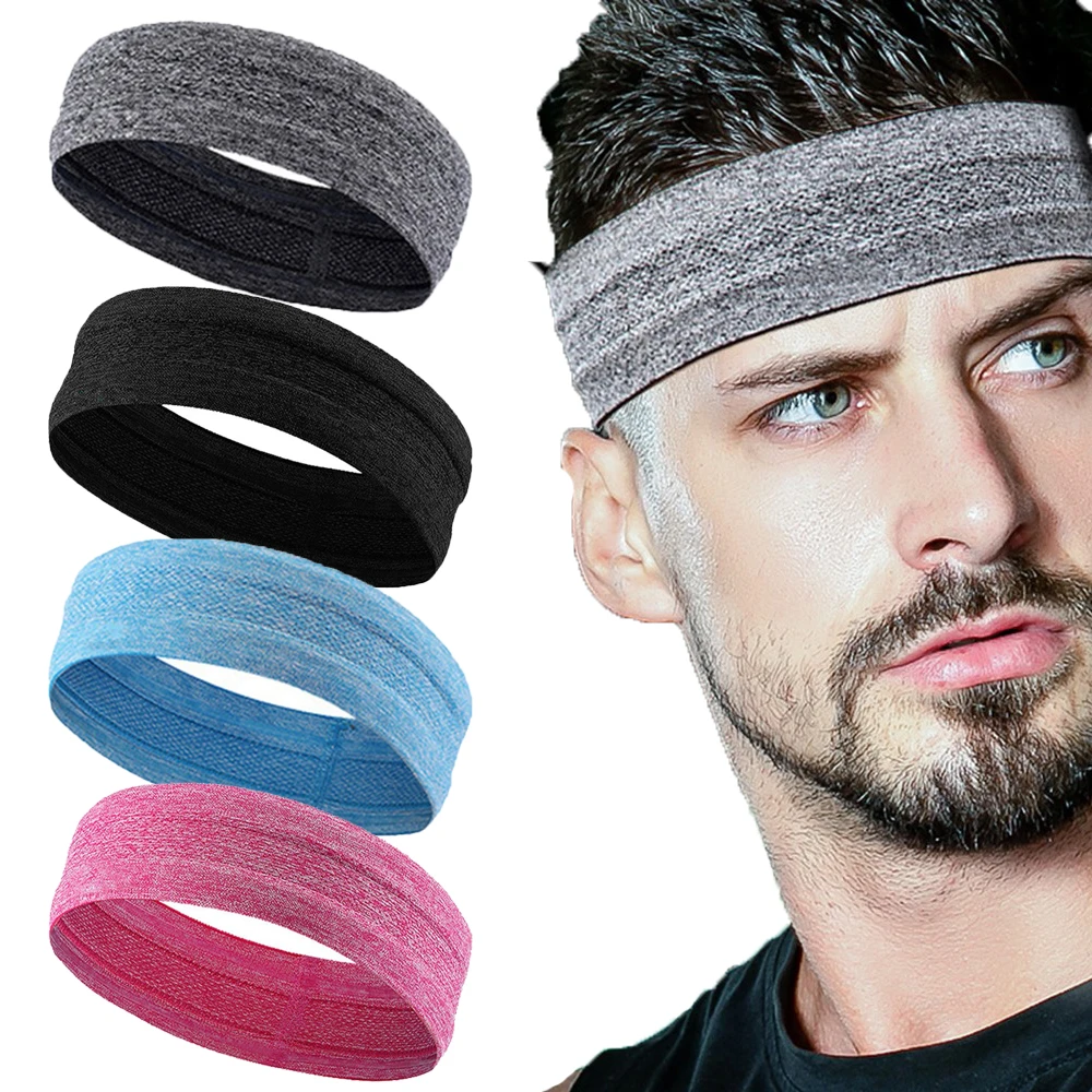 Bandes de cheveux élastiques portables pour hommes et femmes, bande de sauna, sports de plein air, fitness, orthèse ronde, cyclisme, yoga, course à pied, exercice, bandeau anti-transpiration