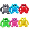 Die Farbe Monster Plüsch Puppe Spielzeug Party begünstigt Dekor Kinder Baby beschwichtigen Emotionen