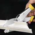 Ciseaux à onglets multi-angles coupe-ciseaux réglables résistants outils de coupe à main travail