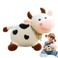 Animal en peluche en forme de vache pour enfants jouet en peluche doux poupée en forme de vache à