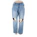 POETIC JUSTICE Jeans - High Rise: Blue Bottoms - Women's Size 14