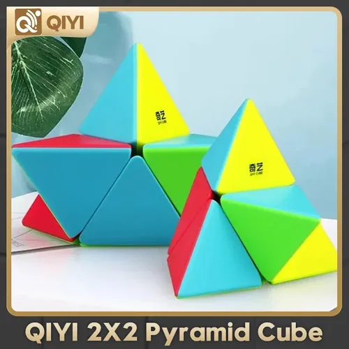 Qiyi 2x2 Pyramide Würfel magische Würfel profession elle 2x2x2 Geschwindigkeit Puzzle Würfel