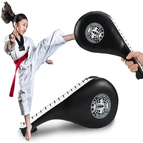 1Pcs Taekwondo Doppel Kickboxen Tasche Ausbildung PadTarget Taekwondo Karate MMA Kickboxen Kick Ziel