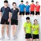 Neue badminton kleidung männer/frauen tischtennis V-ausschnitt jersey spiel kleidung