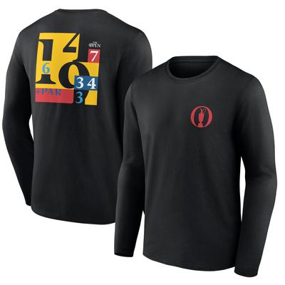 The Open Hometown Scorecard Graphic LS T-Shirt – Schwarz Image