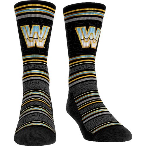 Rock Em Socks – WWE Throwback Stripes Crew-Socken