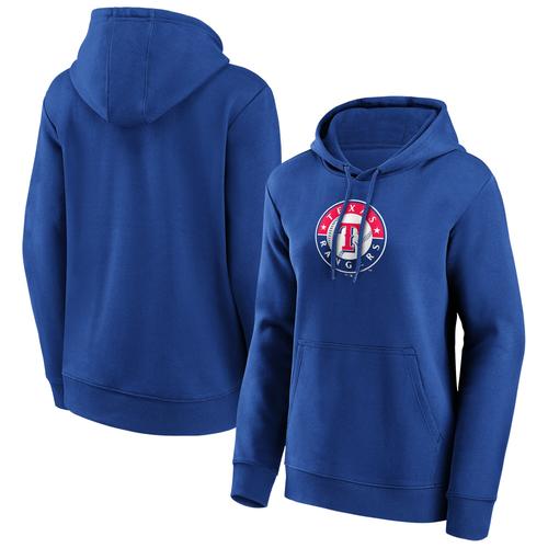 Texas Rangers Primary Logo Grafik-Hoodie – Damen