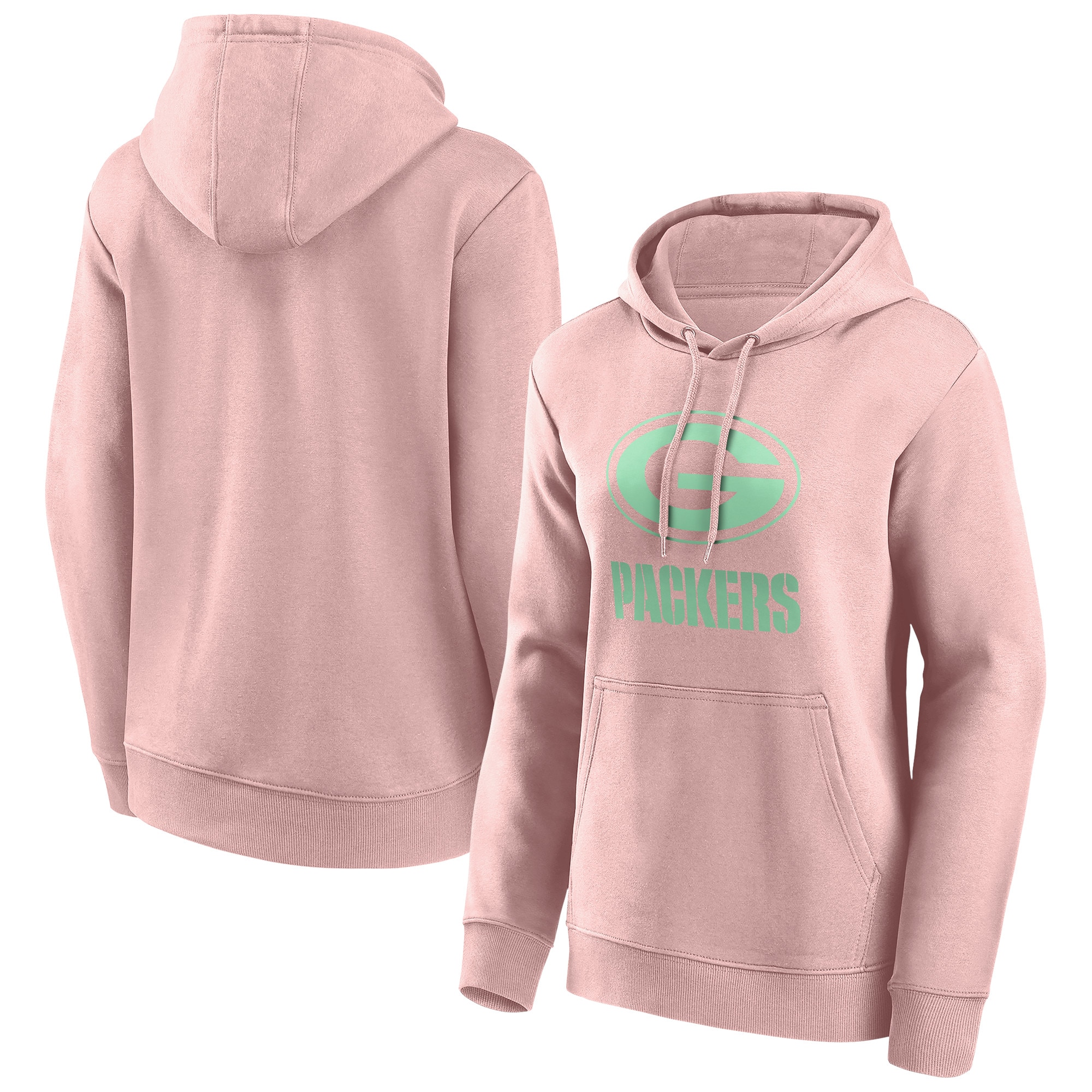 Green Bay Packers Fashion Color Logo Hoodie - Damen Image