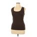 Banana Republic Factory Store Active Tank Top: Brown Activewear - Women's Size X-Large