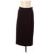 Diane von Furstenberg Casual Skirt: Burgundy Bottoms - Women's Size 12