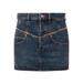 Narjis High Waist Denim Mini Skirt